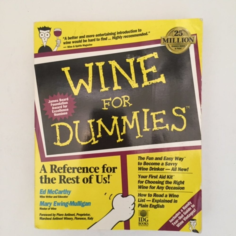 🍷”Wine For Dummies” Book🍷